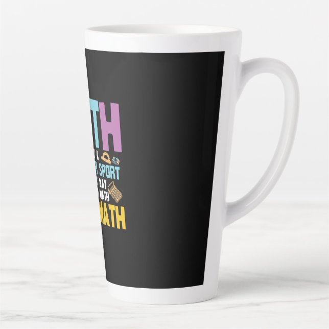 Tasse Latte Math Enseignant Math Math N'Est Pas Un Spectateur  (Droite)
