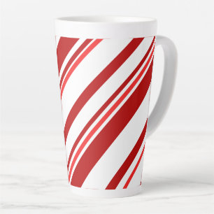 Tasse Latte Matraque noire de Noël