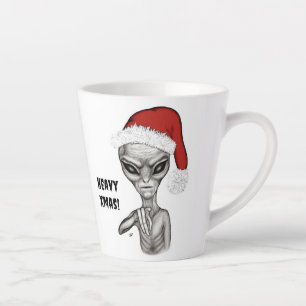 Tasse Latte Mauvais Alien, Lourds Noël !