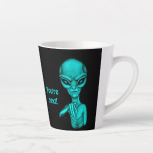Tasse Latte Mauvais Alien, Tu es le prochain !