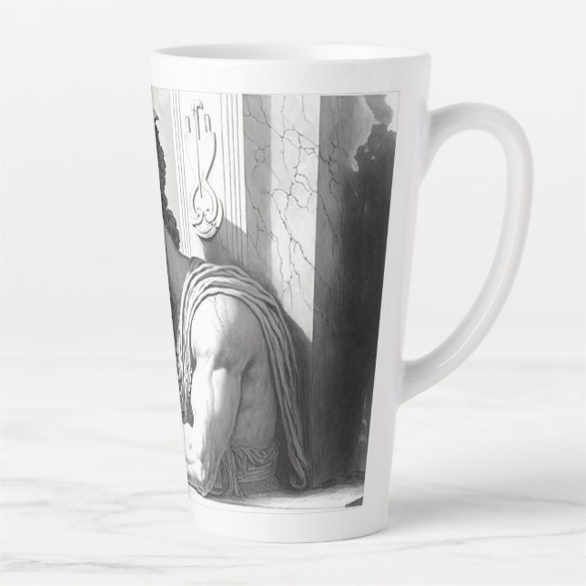 Tasse Latte Mauvais signe (Droite)