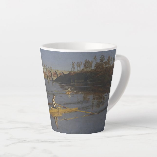 Tasse Latte Max Schmitt dans une seule sculpture Thomas Eakins (Angle droit)