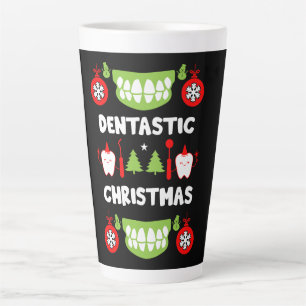 Tasse Latte Médecin dentaire Xmas