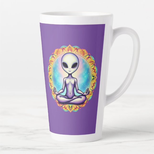 Tasse Latte Méditation galactique (Droite)