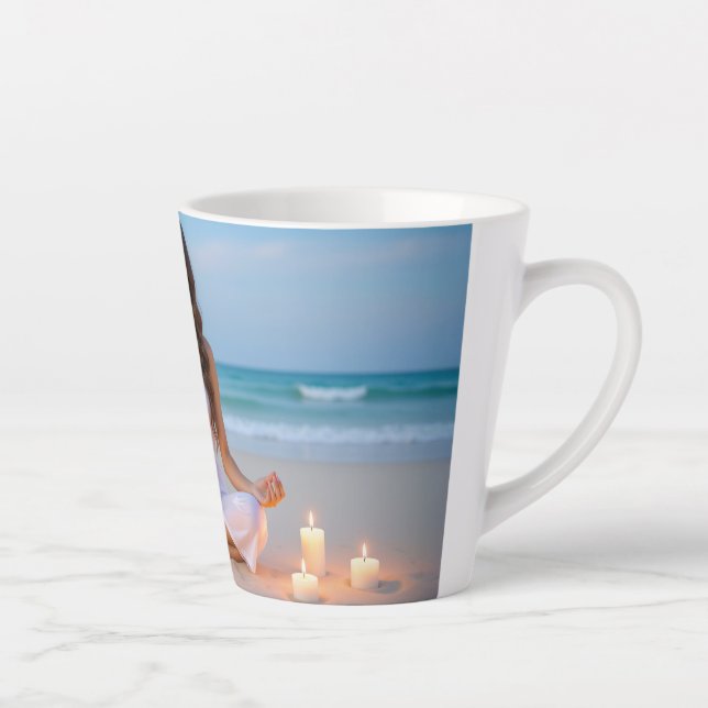 TASSE LATTE MEDITATION - YOGA - WELLNESS - CARPE DIEM (Droite)