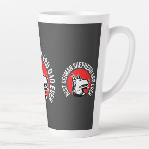Tasse Latte Meilleur berger allemand papa jamais           