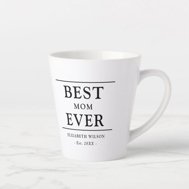 Tasse Latte Meilleur Cadeau de Maman (Droite)