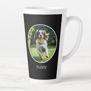 Tasse Latte Meilleur Chien Papa Propriétaire d'animal de compa