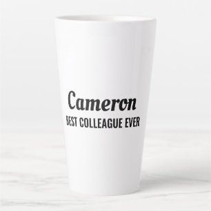 Tasse Latte Meilleur Collègue