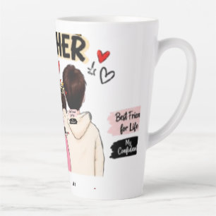 Tasse Latte Meilleur Frère du Monde Gourde – Cadeau pour Frère