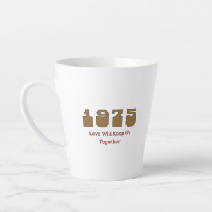Tasse Latte Meilleur morceau de 1975 par année