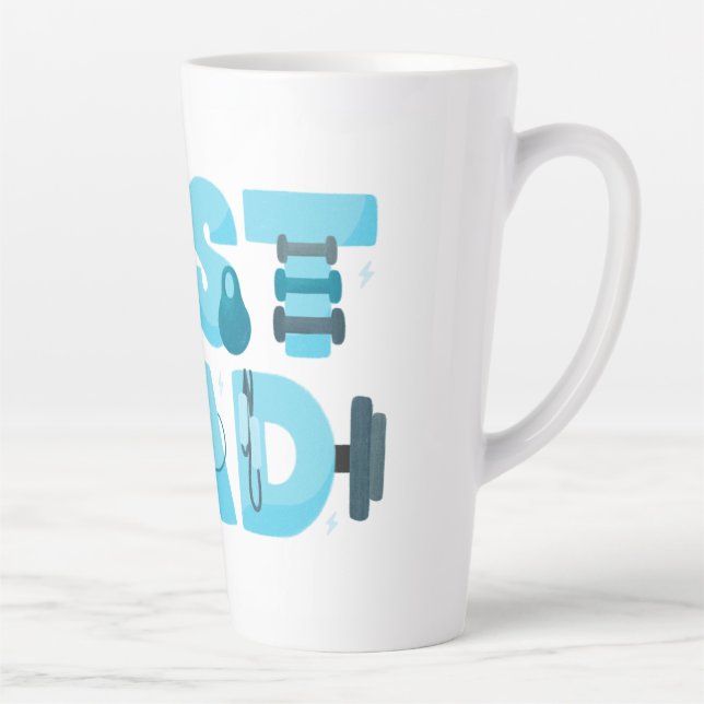 Tasse Latte 'Meilleur papa' (Droite)