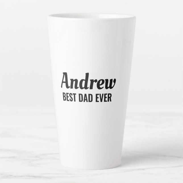 Tasse Latte Meilleur papa  (Devant)