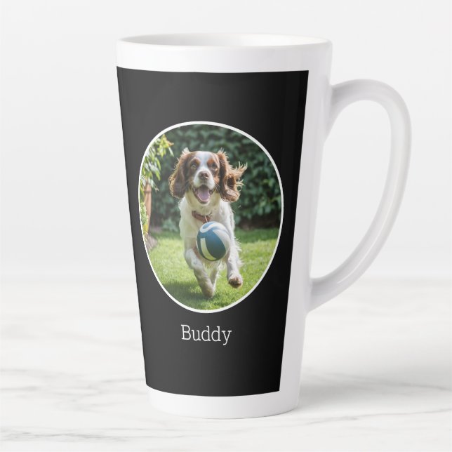 Tasse Latte Meilleur Papa Chien Propriétaire d'Animal de Compa (Droite)