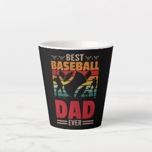 Tasse Latte Meilleur papa de baseball