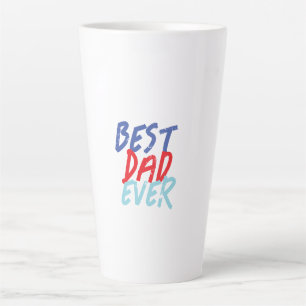 Tasse Latte Meilleur papa jamais minimaliste Cool professionne
