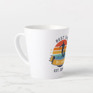 Tasse Latte Meilleur Papa Par Par Fête des pères Retro Golf