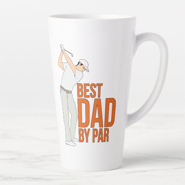 Tasse Latte Meilleur papa par rapport (Droite)