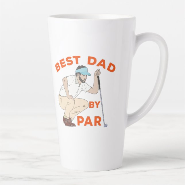 Tasse Latte Meilleur papa par rapport (Droite)