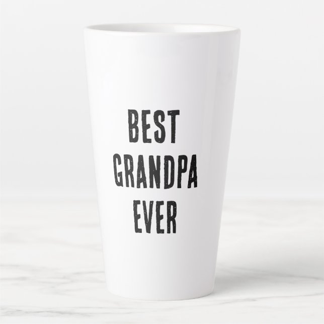 Tasse Latte Meilleur papé jamais  (Devant)