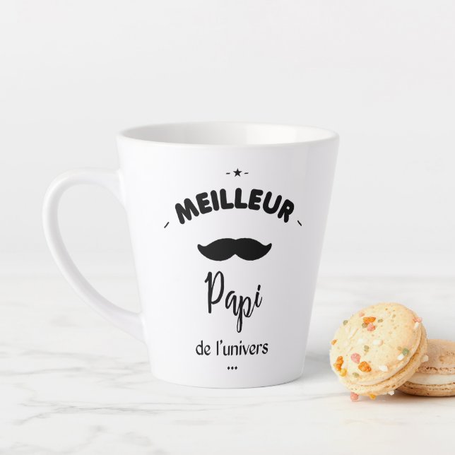 Tasse Latte Meilleur papi de l univers (En situation)