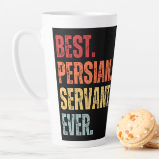 Tasse Latte MEILLEUR SERVANT PERSE JAMAIS Personnalisé Photo C
