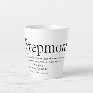Tasse Latte Meilleur Stepmaman au monde, Stepmère Définition