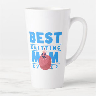 Tasse Latte Meilleur Tricot Maman Ever, Tricot Maman