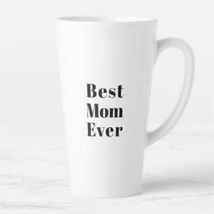 Tasse Latte Meilleure maman, Fête des mères, Mère lettres n