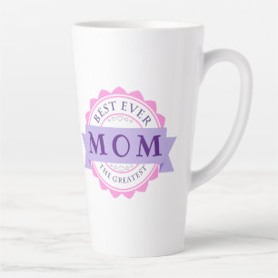 Tasse Latte Meilleure Mère La plus grande, Fête des Mères