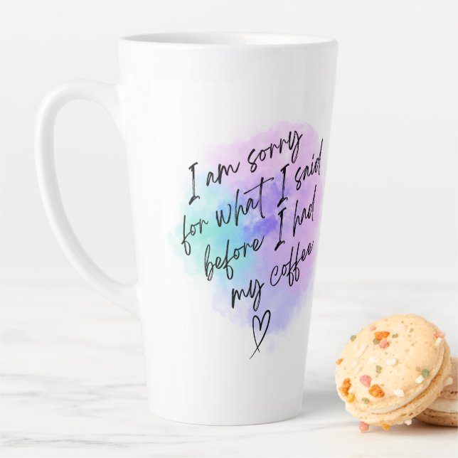 Tasse Latte Meilleure musique (En situation)