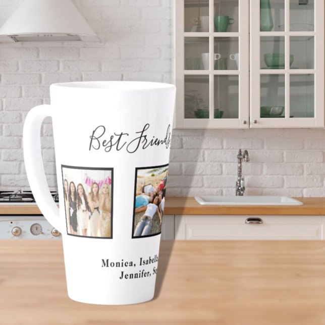 Tasse Latte Meilleurs amis pour toujours personnalisation noms (Créateur téléchargé)
