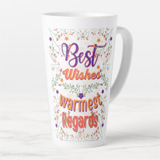 Tasse Latte Meilleurs Voeux Les Plus Chauds