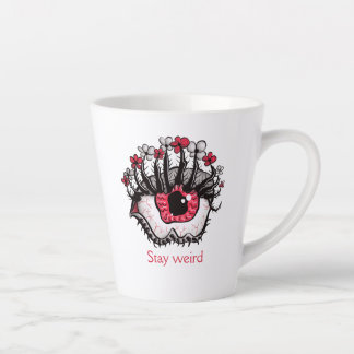 Tasse Latte Mélange des yeux mal Déplaisant Psychédélique Horr