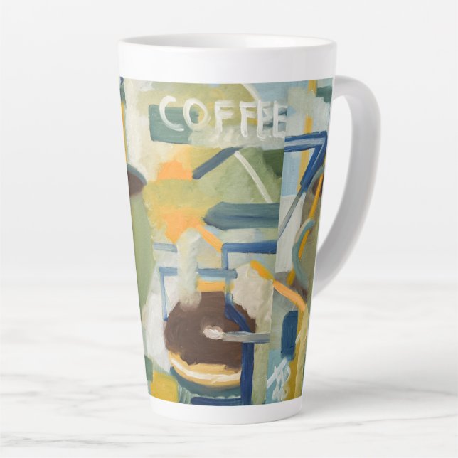 Tasse Latte Mélange petit-déjeuner (Angle droit)