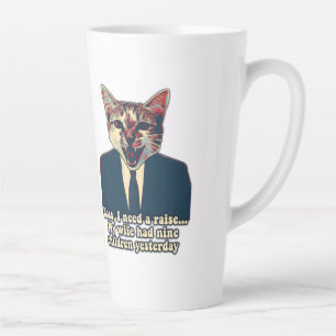 Tasse Latte Mème de chat mignon amusant pour les personnes et