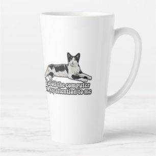Tasse Latte Mème de chat mignon drôle pour les propriétaires d