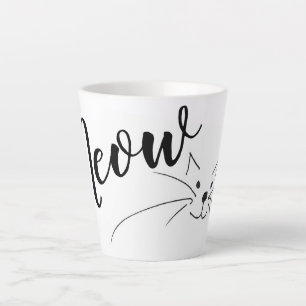 Tasse Latte Meow Cat