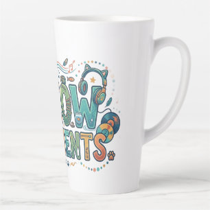 Tasse Latte Meow Moments – T-shirt graphique pour amateur de c
