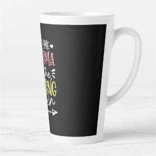 Tasse Latte Mère Art première fois Grand-mère Anniversaire