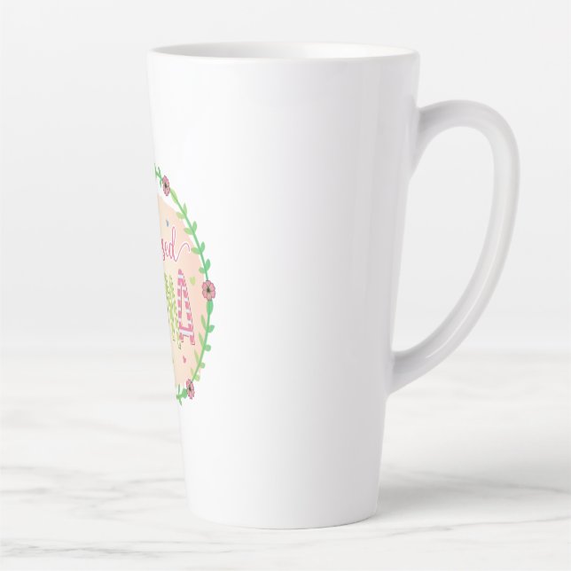 Tasse Latte Mère Cadeau Béni Mère (Droite)