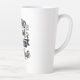 Tasse Latte Mère Cadeau Fier Maman D'Une Classe De 2022 Diplôm