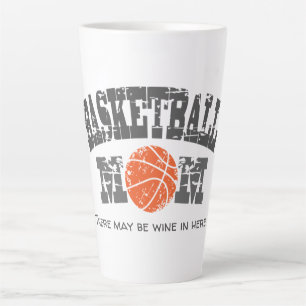 Tasse Latte Mère de basket-ball drôle