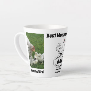 Tasse Latte Mère Hen Meilleure Maman Jamais Nom De La Photo