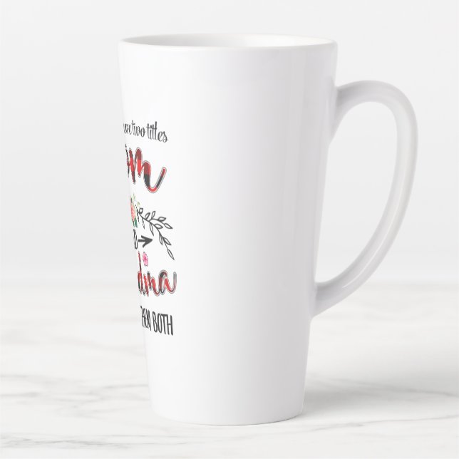 Tasse Latte Mère Maman Et Grand-Mère Anniversaire (Droite)
