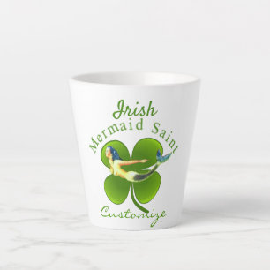 Tasse Latte Mermaid irlandais Saint Thunder_Cove