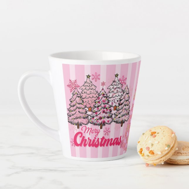 Tasse Latte Merry Christmas  holiday gift (En situation)