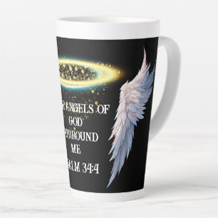 Tasse Latte Message Inspirant de Foi Chrétienne Apaisante
