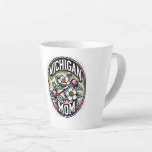Tasse Latte Michigan Mom Cherry Blossom Tree State Flower