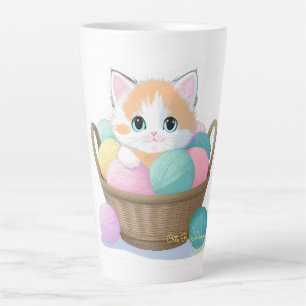 Tasse Latte Mignon chat kawaii